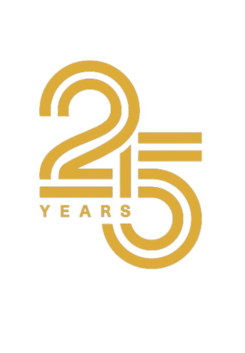 25 years graphic